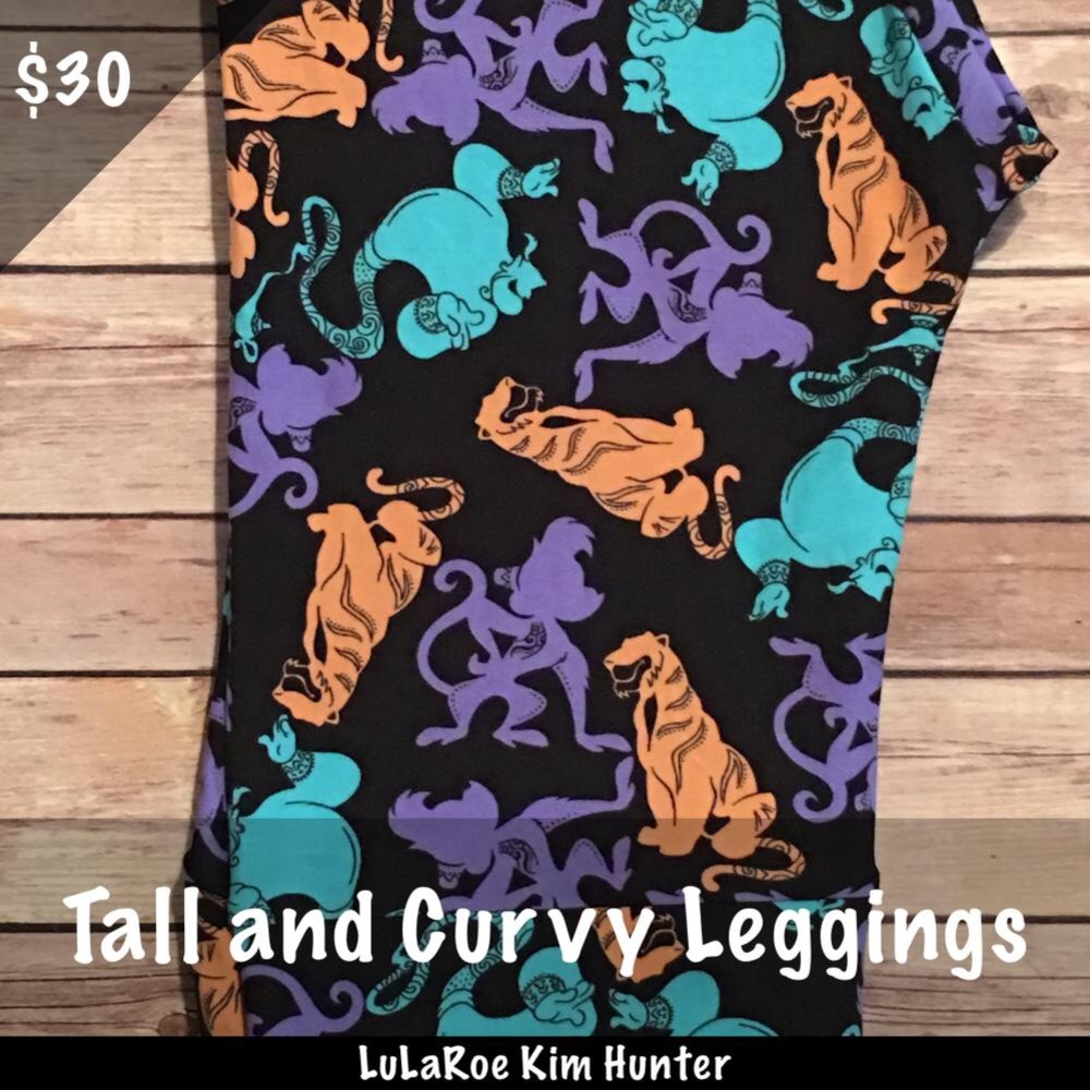 LuLaRoe Disney Collection Tall & Curvy Leggings
